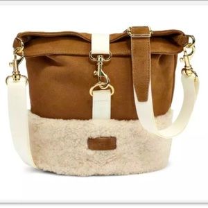 New UGG Suede Sheepskin Bucket Backpack/Cr…